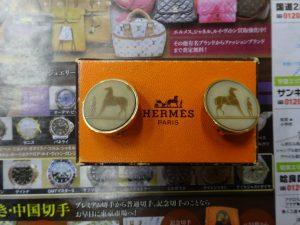 姶良市 買取専門 東京市場 姶良国道10号店 ブランド エルメス コロゾ イヤリング 買取しました。