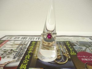 小山市内！買取専門 東京市場 ドンキホーテ小山駅前店 プラチナ ルビー ダイヤモンド リング 買取しました。