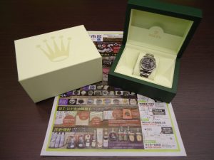 鹿児島市 買取専門 東京市場 国道225号宇宿店 ブランド ロレックス 腕時計 買取しました。