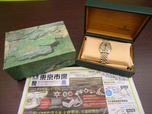 鹿児島市 買取専門 東京市場 国道225号宇宿店 ブランド ロレックス 腕時計 買取しました。