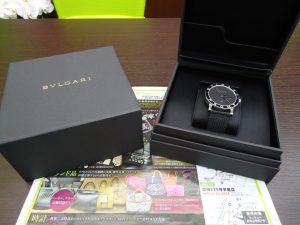 鹿児島市 買取専門 東京市場 国道225号宇宿店 ブランド ブルガリ 腕時計 買取しました。
