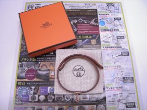 鹿児島市 買取専門 東京市場 天文館 地蔵角交番前店 ブランド エルメス ブレス 買取しました。