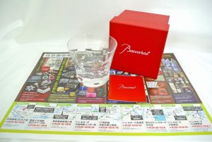 高崎市内 買取専門 東京市場 ドンキホーテ 高崎店 ブランド バカラ 食器 タンブラー 買取しました。