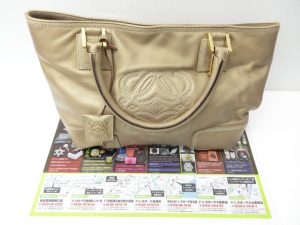 大田原市内！買取専門 東京市場 ドンキホーテ大田原店 ブランド ロエベ アマソナトートバッグ ハンドバッグ 買取しました。