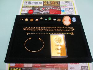 買取専門 東京市場 いづろ 照国通り 天文館 御着屋交番前店 貴金属 金 製品 買取しました。