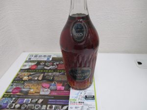 鹿児島市 買取専門 東京市場 サンキュー新栄店 洋酒 ブランデー カミュ XO 買取しました。