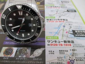 鹿児島市 買取専門 東京市場 サンキュー新栄店 ブランド カシオ CASIO 腕時計 買取しました。