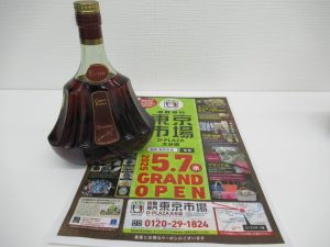 大分市 買取専門 東京市場 Dプラザ大分店 洋酒 ブランデー ヘネシー エクストラ 買取しました。