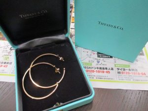 霧島市 買取専門 東京市場 ドンキホーテ霧島隼人店 ブランド ティファニー ピアス 買取しました。