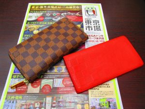 金沢市内 買取専門 東京市場 メガドンキラパーク金沢店 ブランド ルイヴィトン 財布 買取しました。