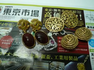 鹿児島市内 買取専門 東京市場 鹿児島中央店 ブランド シャネル イヤリング 買取しました。