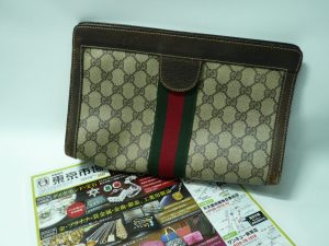 鹿児島市内 買取専門 東京市場 鹿児島中央店 ブランド グッチ セカンドバッグ クラッチバッグ 買取しました。