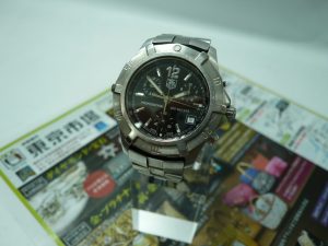 鹿児島市内 買取専門 東京市場 鹿児島中央店 ブランド タグホイヤー 時計 クロノグラフ 買取しました。