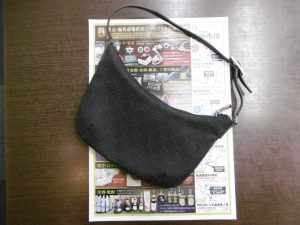姶良市 買取専門 東京市場 姶良国道10号店 ブランド グッチ ショルダーバッグ 買取しました。