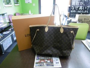姶良市 買取専門 東京市場 姶良国道10号店 ブランド ルイヴィトン トートバッグ 買取しました。
