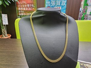 富山 高岡 射水 魚津 砺波 南砺 買取専門 東京市場 ドンキホーテ富山店 貴金属 金 ネックレス 買取しました。