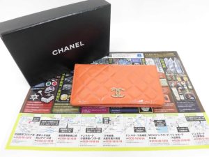 前橋市内 買取専門 東京市場 17号前橋元総社南小前店 ブランド シャネル 長財布 買取しました。