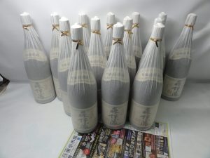 鹿児島市内 買取専門 東京市場 鹿児島中央店 プレミアム焼酎 森伊蔵 買取しました。