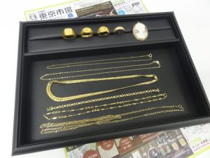 鹿児島市内 買取専門 東京市場 鹿児島中央店 貴金属 純金 18金 アクセサリー 買取しました。