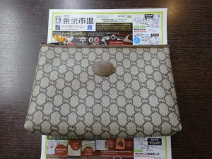 姶良市 買取専門 東京市場 姶良国道10号店 ブランド グッチプラス クラッチバッグ 買取しました。