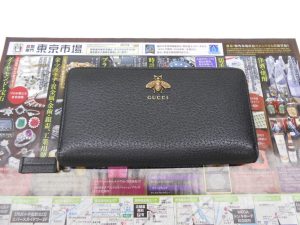 日立市内！買取専門 東京市場 メガドンキ 日立店 ブランド グッチ 財布 買取しました。