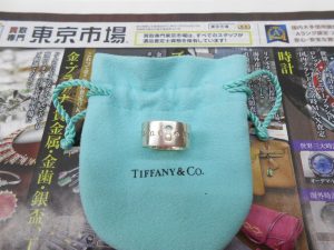 日立市内！買取専門 東京市場 メガドンキ 日立店 ブランド ティファニー リング 買取しました。