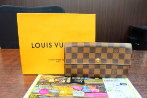 鹿児島市内 買取専門 東京市場 鹿児島中央店 ブランド ルイヴィトン 長財布 買取しました。