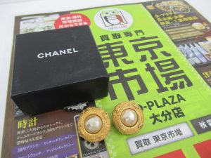 大分市 買取専門 東京市場 Dプラザ大分店 ブランド アクセサリー シャネル イヤリング 買取しました。