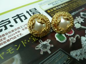 鹿児島市内 買取専門 東京市場 鹿児島中央店 ブランド シャネル イヤリング 買取しました。