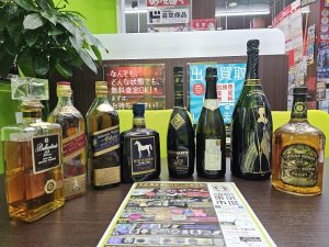 富山 高岡 射水 魚津 砺波 南砺 買取専門 東京市場 ドンキホーテ富山店 酒 洋酒 輸入酒 買取しました。