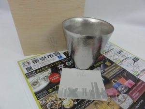 鹿児島市内 買取専門 東京市場 鹿児島中央店 ブランド SUSgallery チタン タンブラー 買取しました。