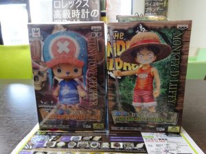 姶良市 買取専門 東京市場 姶良国道10号店 ワンピース フィギュア 買取しました。