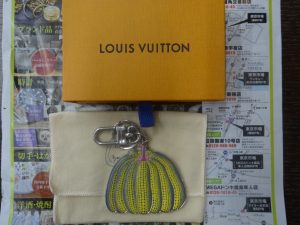 姶良市 買取専門 東京市場 姶良国道10号店 ブランド ルイヴィトン 草間彌生コラボ キーリング 買取しました。