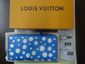 姶良市 買取専門 東京市場 姶良国道10号店 ブランド ルイヴィトン 草間彌生コラボ ジッピーウォレット 買取しました。