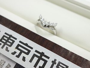 高崎市内 買取専門 東京市場 ドンキホーテ 高崎店 プラチナ ダイヤモンド デザイン リング  買取しました。