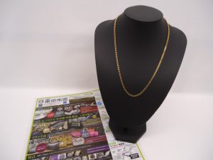 鹿児島市 買取専門 東京市場 国道225号宇宿店 貴金属 金 喜平 ネックレス 買取しました。
