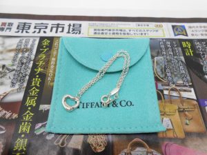 日立市内！買取専門 東京市場 メガドンキ 日立店 ブランド ティファニー ブレスレット 買取しました。