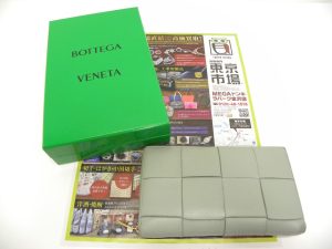 金沢市内 買取専門 東京市場 メガドンキラパーク金沢店 ブランド ボッテガ ヴェネタ 財布 買取しました。