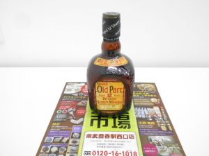 春日部市内！ 買取専門 東京市場 東武豊春駅西口店 オールドパー 12年 デラックス スコッチ ウイスキー 買取しました。