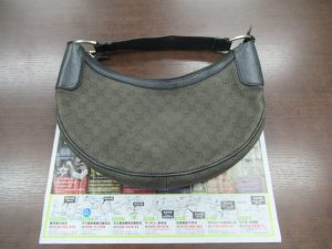 鹿児島市内 買取専門 東京市場 鹿児島中央店 ブランド グッチ ワンショルダーバッグ 買取しました。