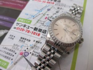 鹿児島市 買取専門 東京市場 サンキュー新栄店 ブランド ROLEX ロレックス 腕時計 買取しました。