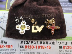霧島市 買取専門 東京市場 ドンキホーテ霧島隼人店 ブランド ルイヴィトン ピアス 買取しました。