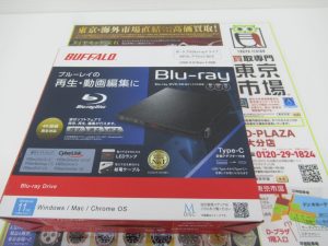 大分市 買取専門 東京市場 Dプラザ大分店 バッファロー ブルーレイドライブ 買取しました。