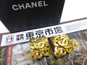 町田市 相模原 相模大野 座間 買取専門 東京市場 町田駅前コビルナ店 ブランド シャネル イヤリング 買取しました。