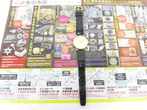 前橋市内 買取専門 東京市場 17号前橋元総社南小前店 ブランド ティファニー 腕時計 買取しました。