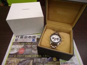鹿児島市 買取専門 東京市場 国道225号宇宿店 ブランド セイコー 腕時計 買取しました。