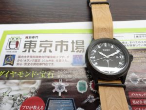 大田原市内！買取専門 東京市場 ドンキホーテ大田原店 タイメックス クオーツ コラボモデル 腕時計 買取しました。
