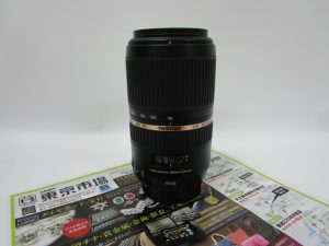 鹿児島市内 買取専門 東京市場 鹿児島中央店 タムロン USD搭載 望遠ズームレンズ 買取しました。