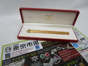鹿児島市内 買取専門 東京市場 鹿児島中央店 ブランド カルティエ ボールペン 買取しました。