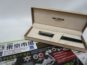 鹿児島市内 買取専門 東京市場 鹿児島中央店 ブランド ダックス・シンプソン 万年筆 買取しました。